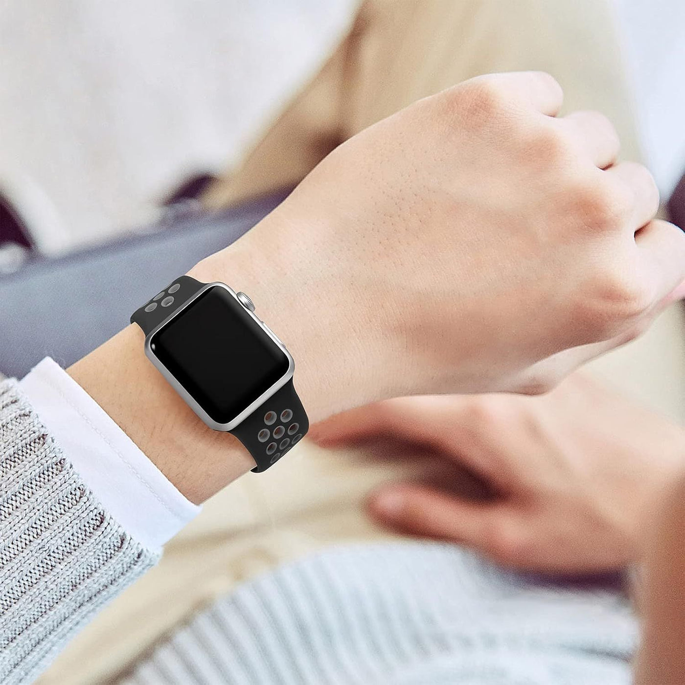 1pc Silicone Sport Band for Apple Watch