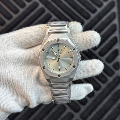 Hublot Classic Fusion Silver with Silver Dial