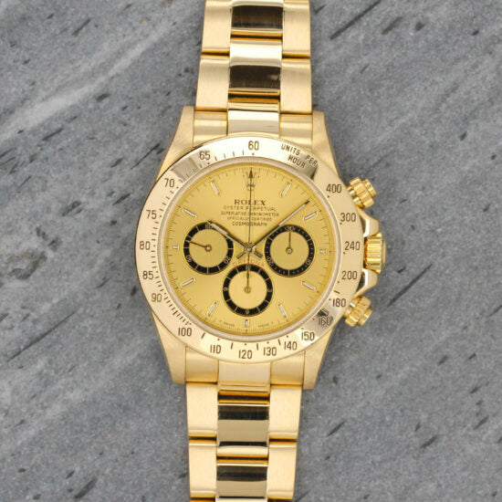 Rolex Daytona 16528 Zenith “6” champagne dial