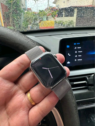 Apple logo series 10 Silver with Magnetic Chain