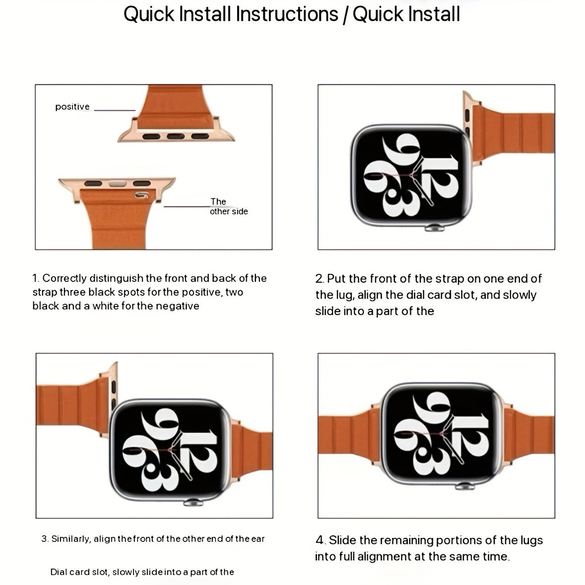 Luxury Two-Tone Silicone Watch Band for iWatch