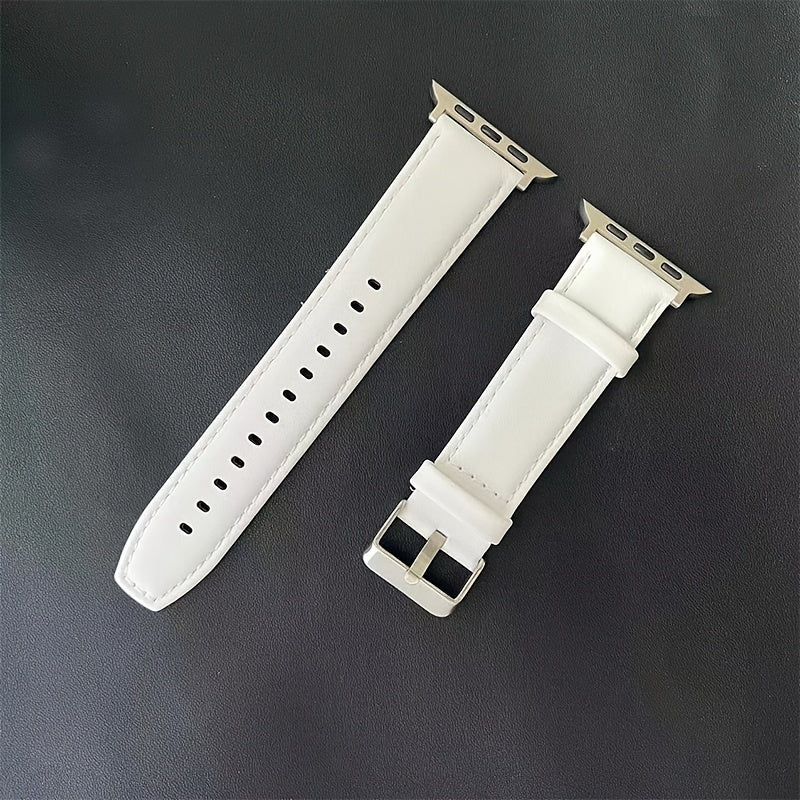 Leather Watch Band Compatible with Apple Watch