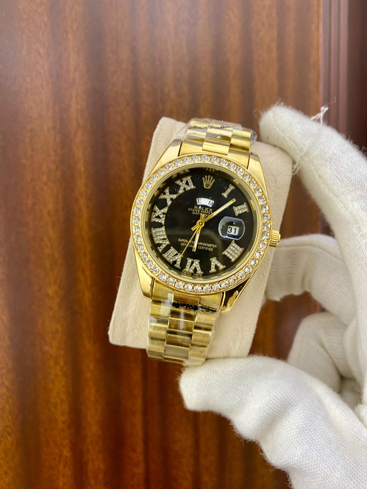 Rolex stone watch
