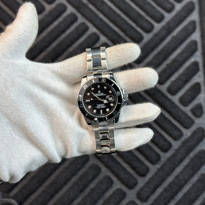 Rolex Submariner Date Silver Black