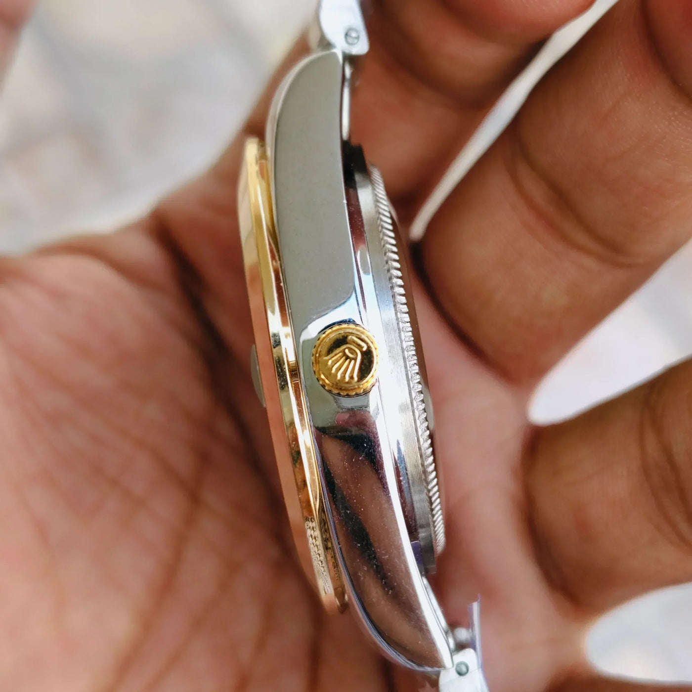 Rolex Date Just Watch (Two Tone Gold)