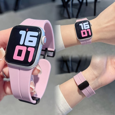 Luxury Two-Tone Silicone Watch Band for iWatch