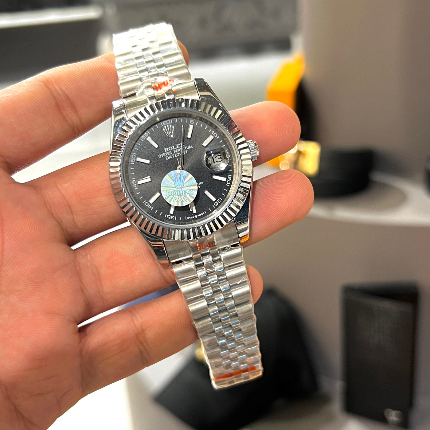 ROLX MASTER PLUS WATCH TWO TONE AUTOMATIC