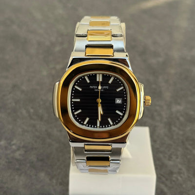 Patek Philippe Date Just - Two Tone Golden Black