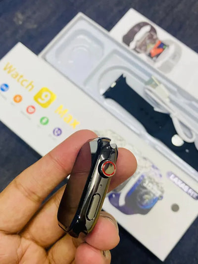 Watch 9 Max (Black) | Always-On Display Smartwatch