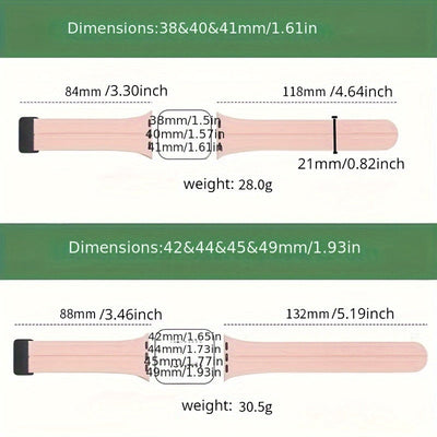 Magnetic Silicone Band for Apple Watch