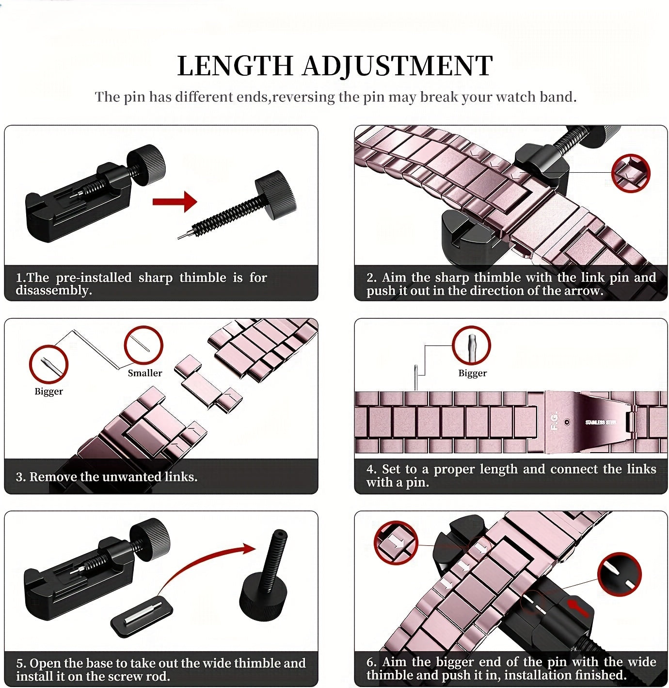 Stainless Steel for iwatch Band for Apple Watch