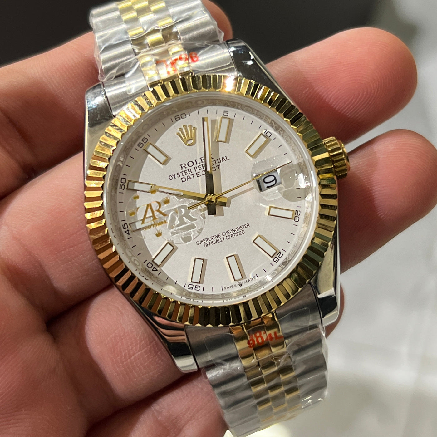 ROLX MASTER PLUS WATCH TWO TONE AUTOMATIC