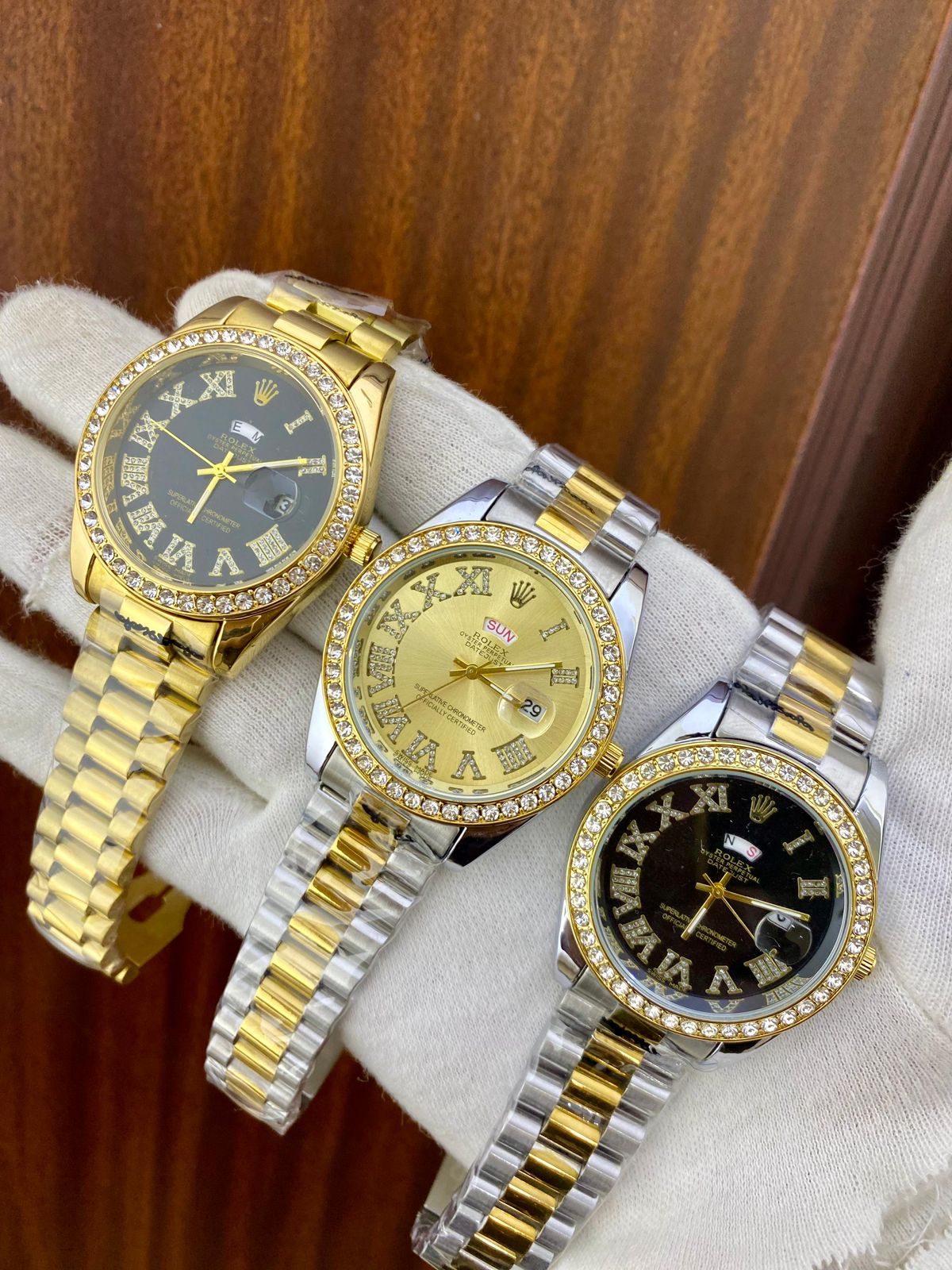 Rolex stone watch