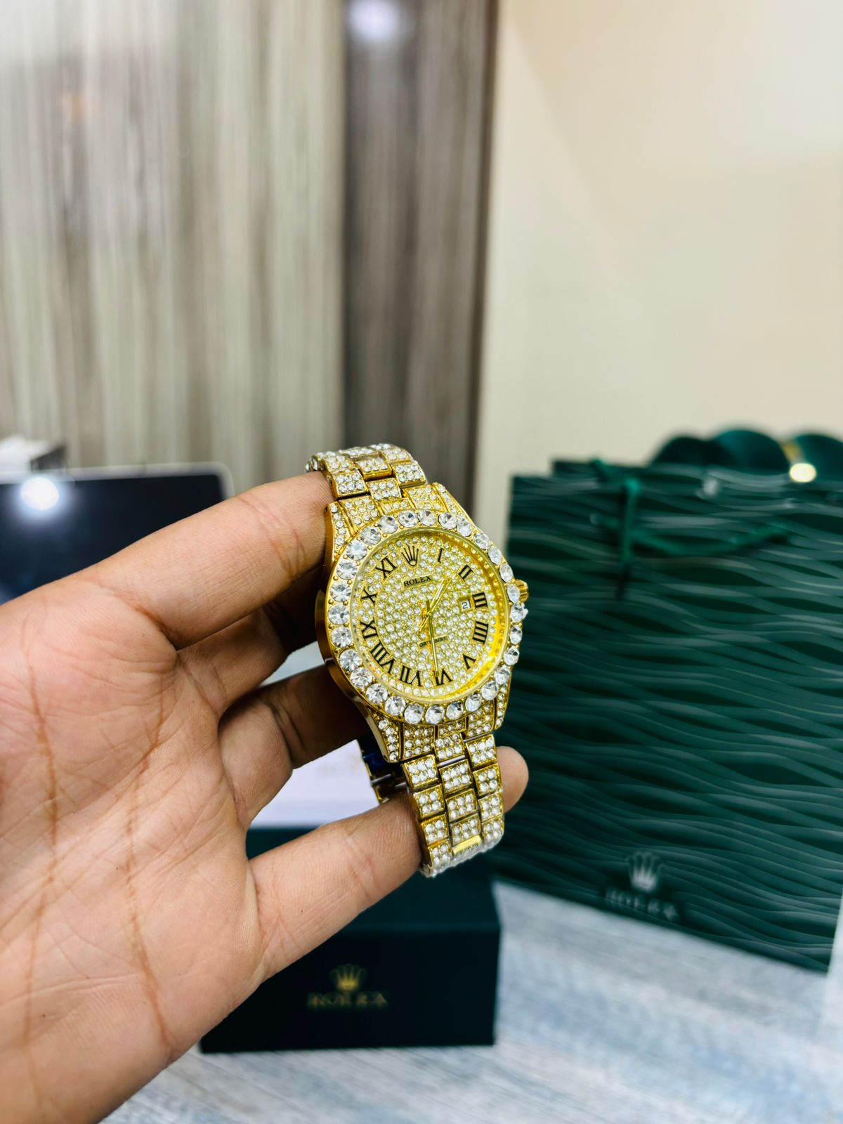 ROLEX STONE WATCH