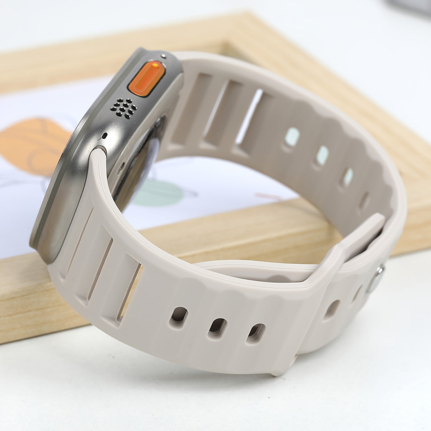 Breathable Silicone Sports Strap for Apple Watch