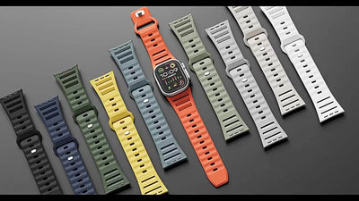 Breathable Silicone Sports Strap for Apple Watch