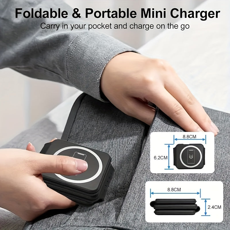 3-In-1 Foldable Magnetic Wireless Charger