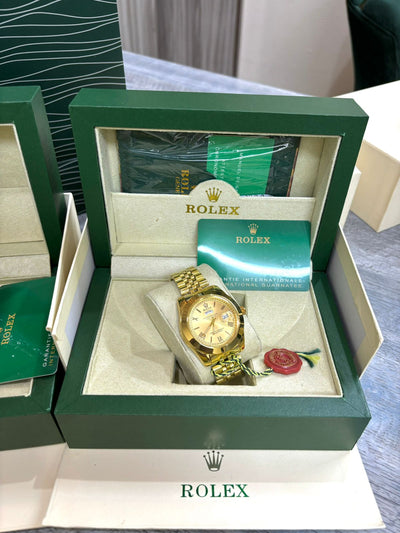 Rolex watch with rolex box