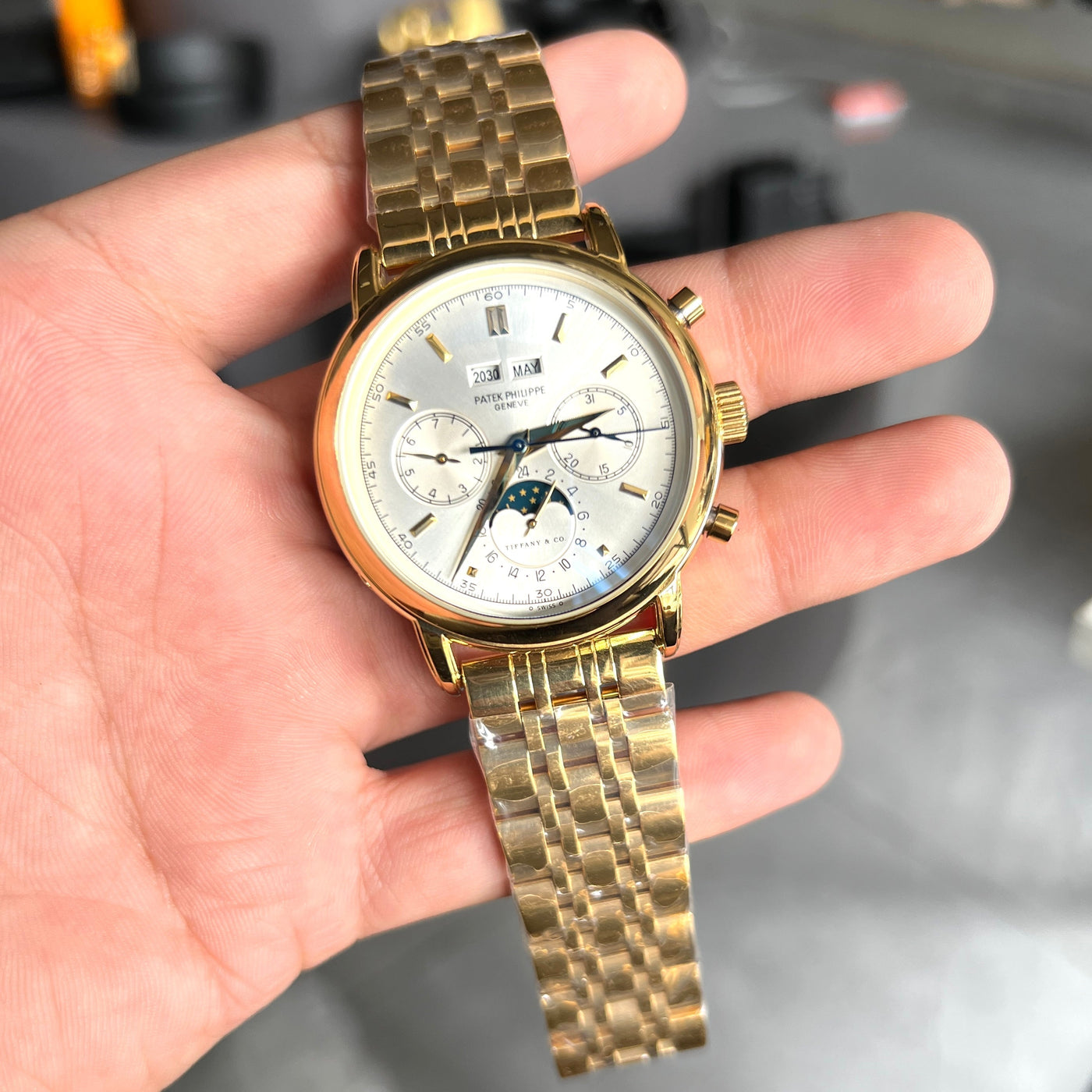 ROLX MASTER PLUS WATCH TWO TONE AUTOMATIC