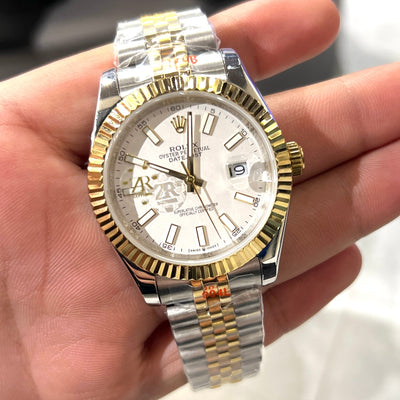 ROLX MASTER PLUS WATCH TWO TONE AUTOMATIC