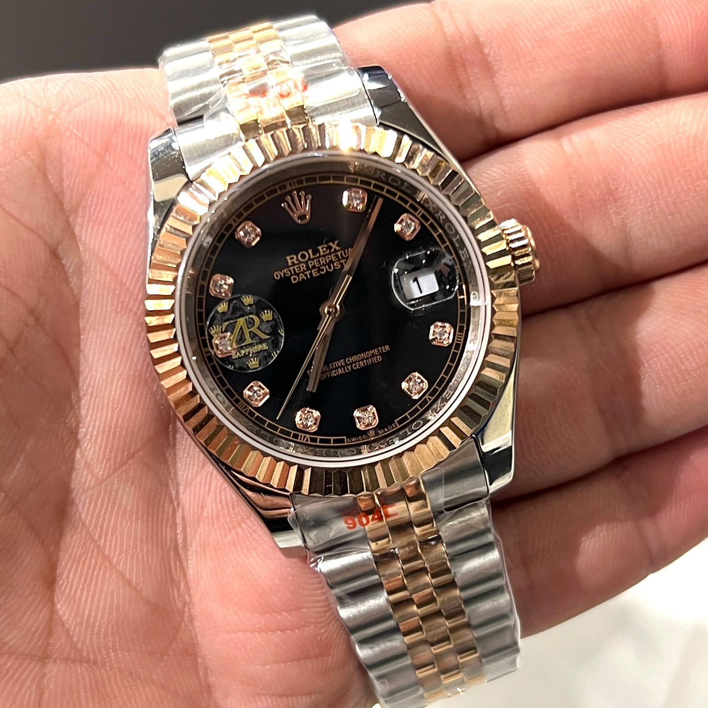 ROLX MASTER PLUS WATCH TWO TONE AUTOMATIC