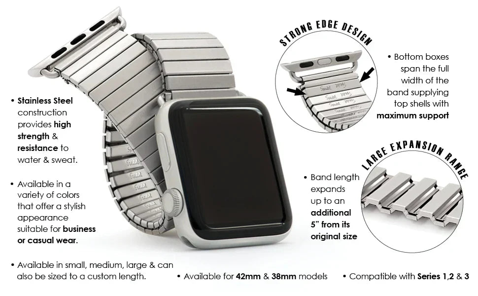 Elastic Metal Strap for Apple Watch