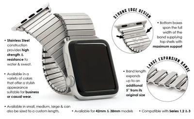 Elastic Metal Strap for Apple Watch