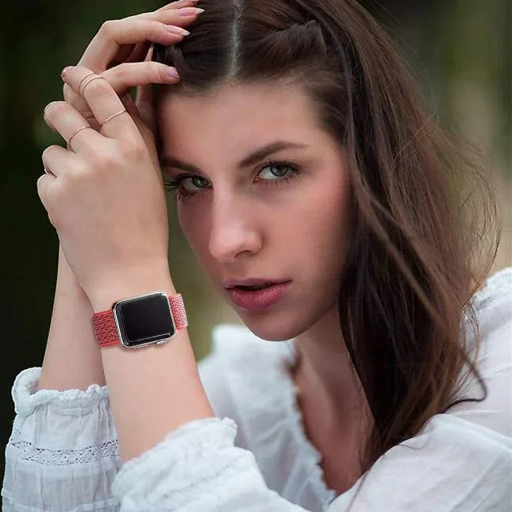 Nylon loop Correa For Apple Watch Band