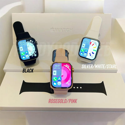 Apple logo watch series 9 Gold with Magnetic Chain