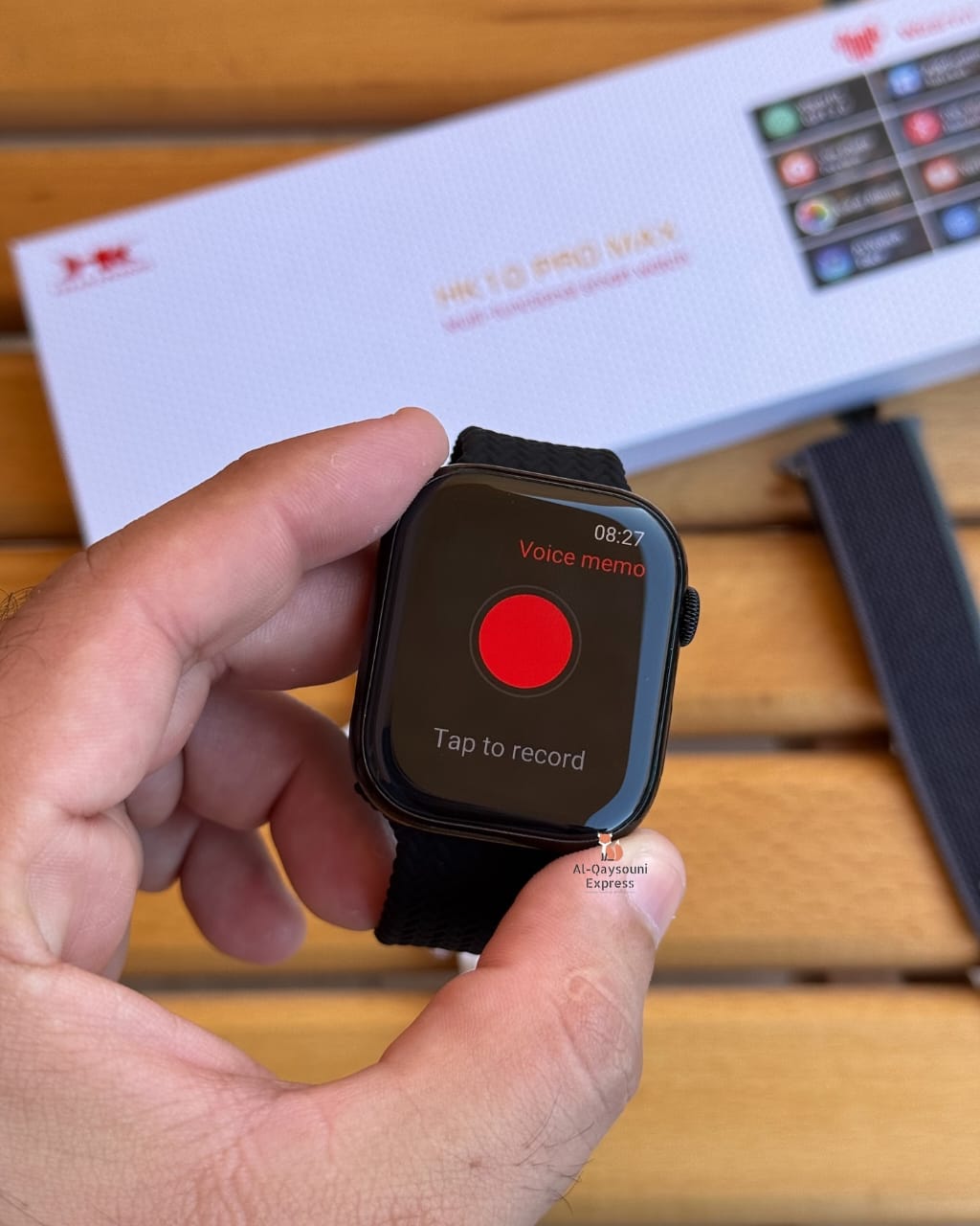 HK10 Pro Max Super Amoled Smartwatch (Black)