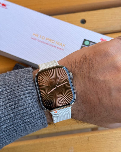 HK10 Pro Max Super Amoled Smartwatch (Silver)