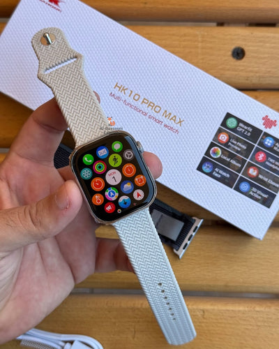 HK10 Pro Max Super Amoled Smartwatch (Silver)