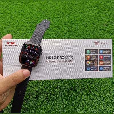 HK10 Pro Max Super Amoled Smartwatch (Black)
