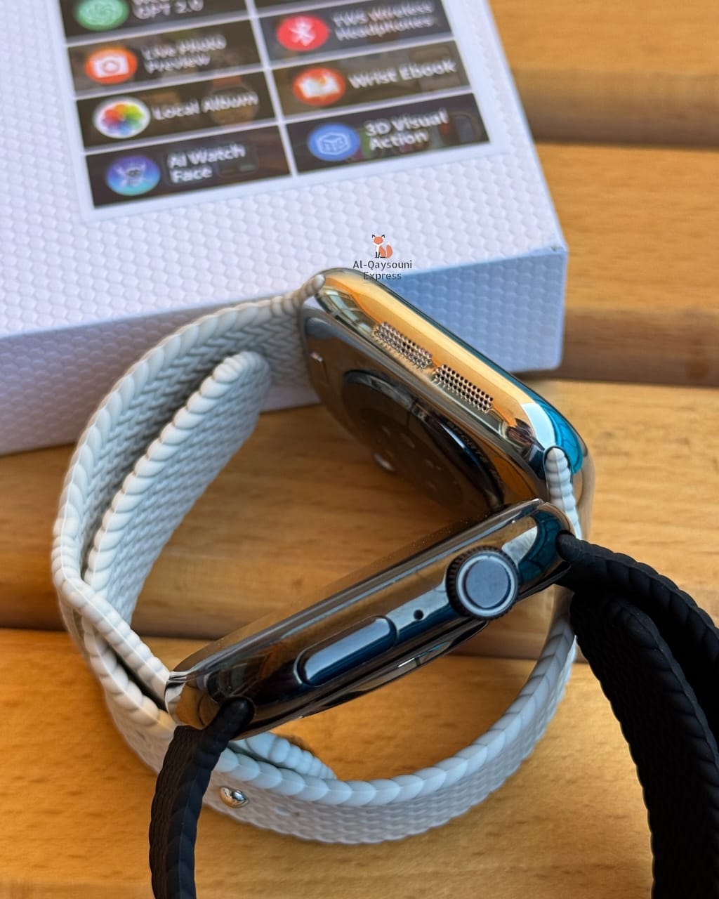 HK10 Pro Max Super Amoled Smartwatch (Silver)