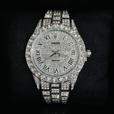 Rolex ICEDOUT date (HIGH GRADE)