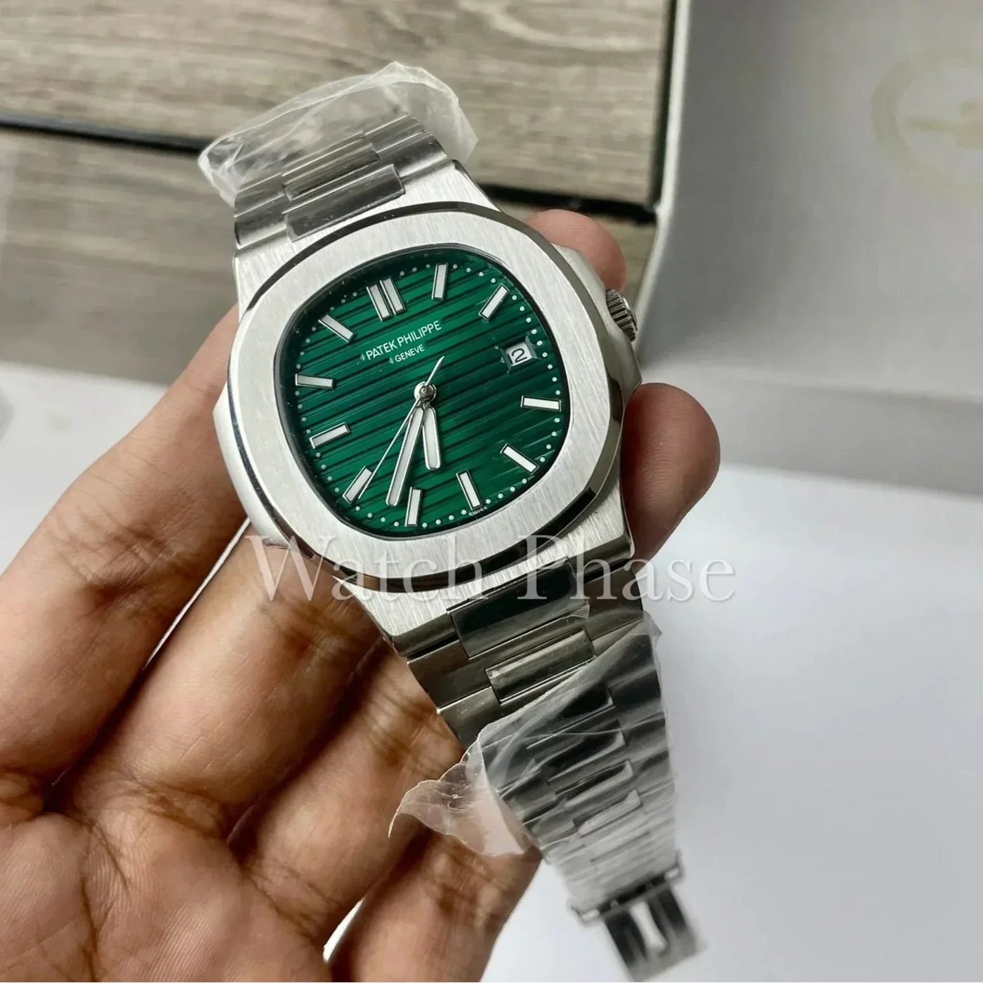 Patek Philippe Date Just - Silver Green