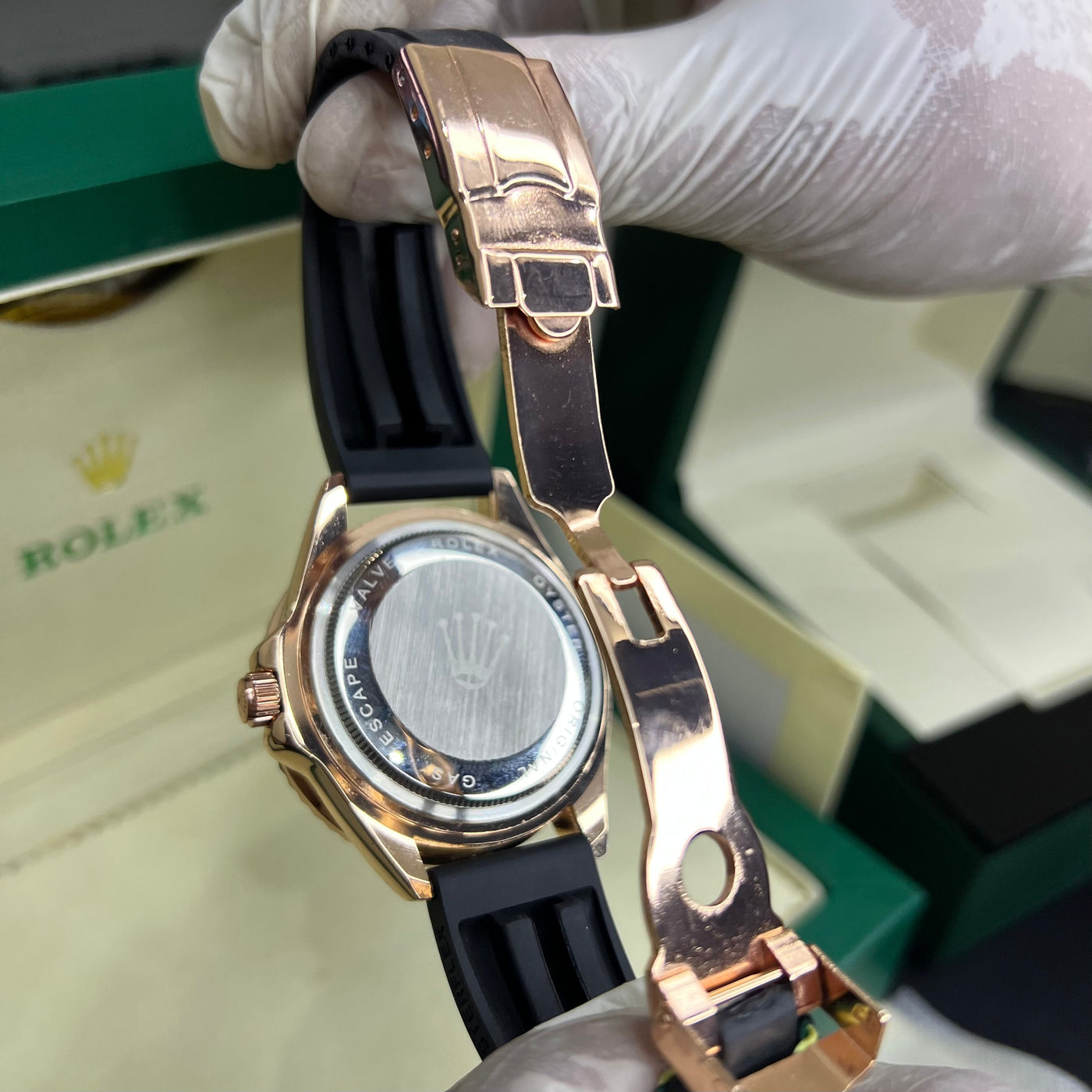 Rolex Submariner Silicon Strape White