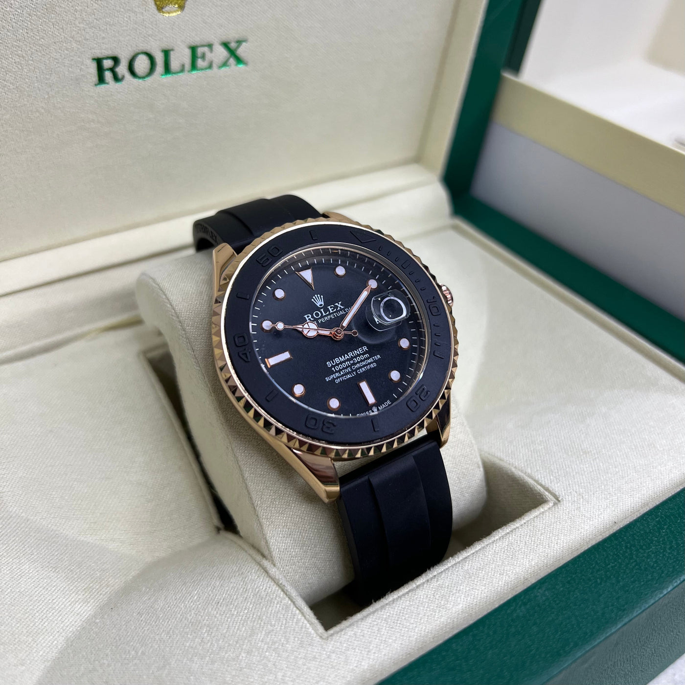 Rolex Submariner Silicon Strape White