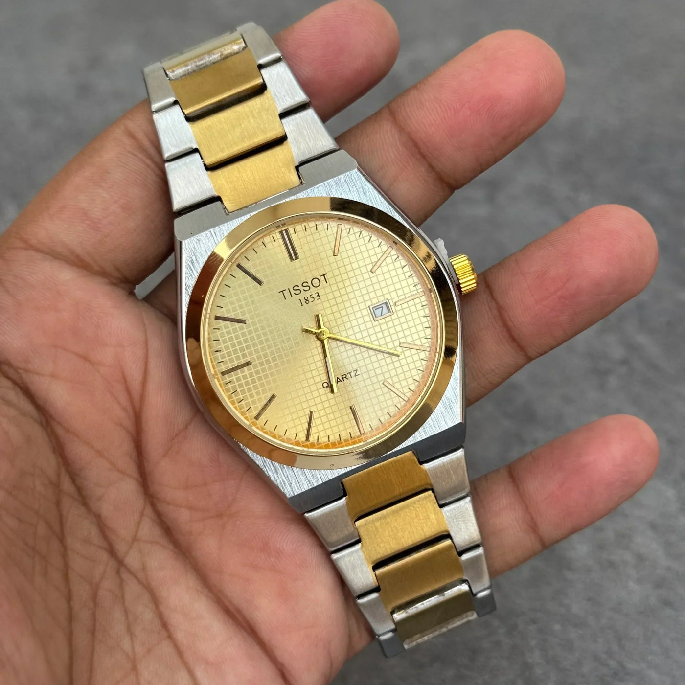 Tissot PRX Two Tone Watch - Gold