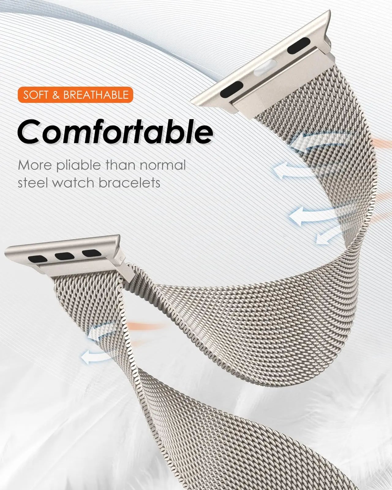 Milanese loop For apple Watch bands