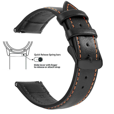 Top Grain Genuine Leather Watch Band