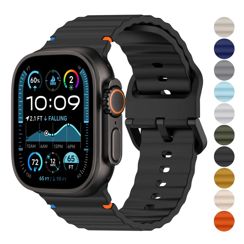 Silicone Strap for Apple watch straps