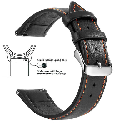 Top Grain Genuine Leather Watch Band