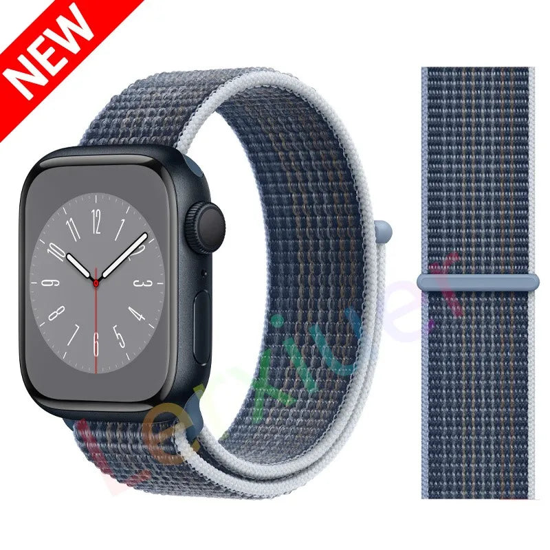 Slim leather strap for Apple Watch band