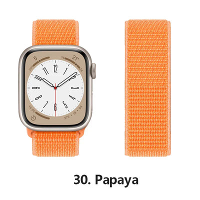 Nylon loop Correa For Apple Watch Band