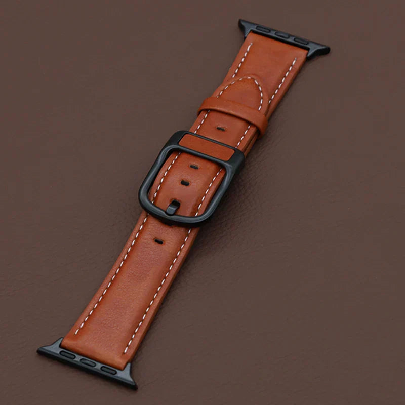 Leather strap For Apple watch band