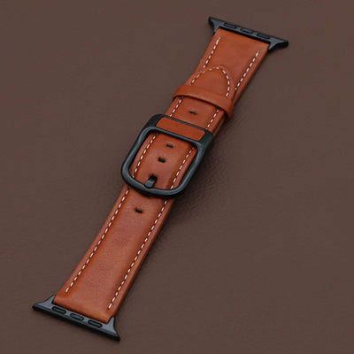 Leather strap For Apple watch band