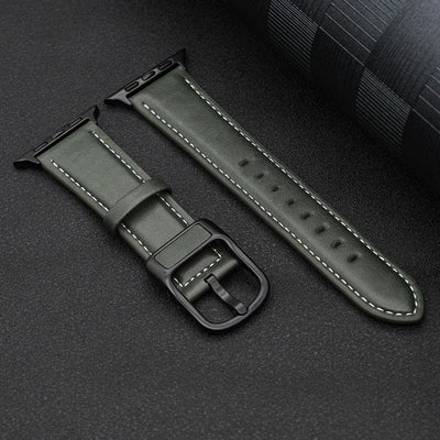 Leather strap For Apple watch band