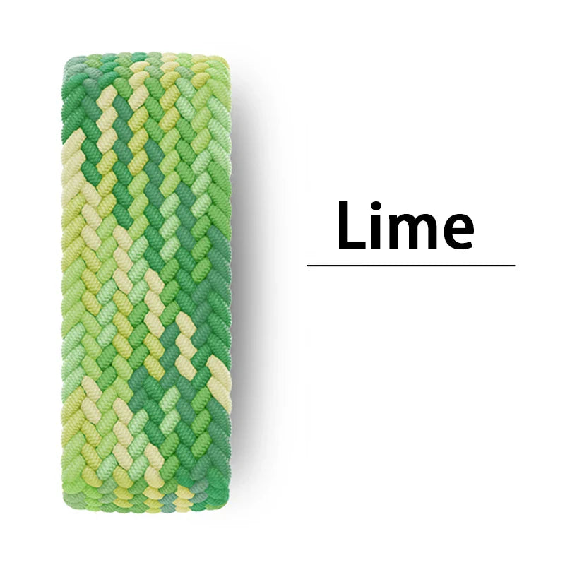 Gevlochten Solo Loop Voor Apple horlogeband