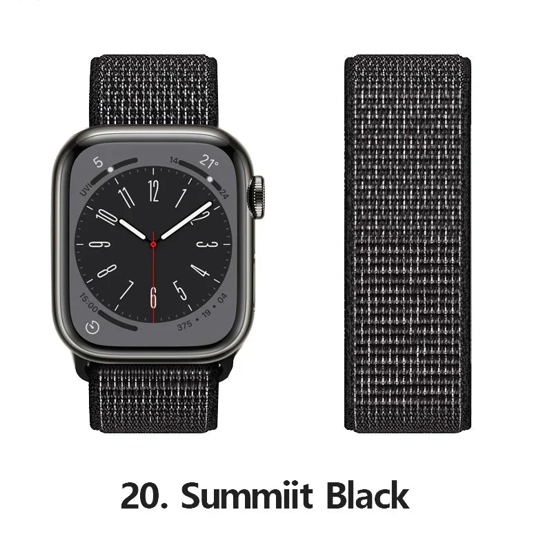 Nylon loop Correa For Apple Watch Band